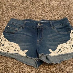 Celebrity Pink denim shorts